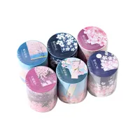 Tree Flower School Graduation PET Handmade Adhesive Tape Stickers main image 2