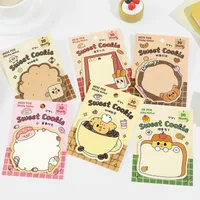 1 Piece Vocabulary Words/Name Toast Class Learning School Paper Cute Sticky Note main image 1