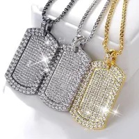 Hip-Hop Vintage Style Geometric 304 Stainless Steel Alloy Plating Artificial Gemstones Unisex Pendant Necklace Men Pendant Necklaces main image 1