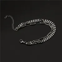 Classic Style Solid Color Titanium Steel Women's Bracelets main image 1