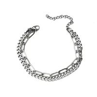 Classic Style Solid Color Titanium Steel Women's Bracelets main image 5