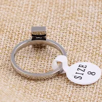 Simple Style Solid Color Titanium Steel Plating Women's Rings main image 5