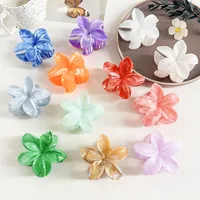 Women's Sweet Plumeria Plastic Hair Claws main image 1