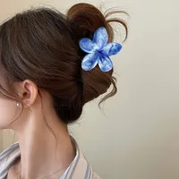 Women's Sweet Plumeria Plastic Hair Claws main image 2