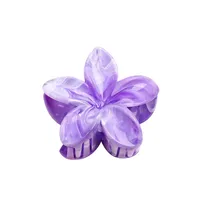 Women's Sweet Plumeria Plastic Hair Claws main image 4