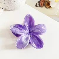 Women's Sweet Plumeria Plastic Hair Claws sku image 5