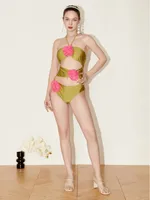 Women's Solid Color 1 Piece Swimwear sku image 9
