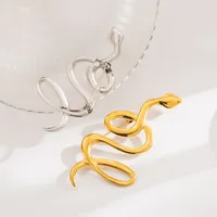 Simple Style Snake Stainless Steel Unisex Brooches main image 3