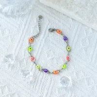 Funny Modern Style Simple Style Devil's Eye 304 Stainless Steel Women's Bracelets sku image 4