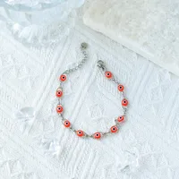 Funny Modern Style Simple Style Devil's Eye 304 Stainless Steel Women's Bracelets sku image 6