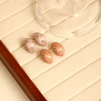1 Pair IG Style Retro Streetwear Water Droplets 304 Stainless Steel Ear Studs main image 5