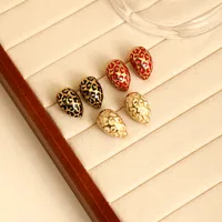1 Pair IG Style Retro Streetwear Water Droplets 304 Stainless Steel Ear Studs main image 2