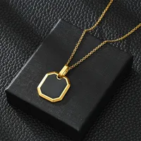 Retro Geometric 304 Stainless Steel Plating Men's Pendant Necklace main image 5