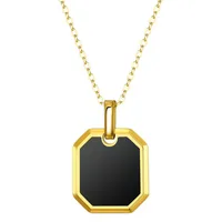 Retro Geometric 304 Stainless Steel Plating Men's Pendant Necklace main image 2