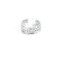 Vacation Classic Style Leaf Heart Shape Flower Titanium Steel Plating Unisex Rings main image 5