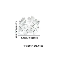 Vacation Classic Style Leaf Heart Shape Flower Titanium Steel Plating Unisex Rings sku image 1