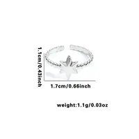 Vacation Classic Style Leaf Heart Shape Flower Titanium Steel Plating Unisex Rings sku image 5