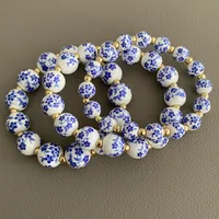 Vacation Classic Style Round Copper Ceramics Women's Bracelets main image 2