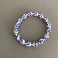 Vacation Classic Style Round Copper Ceramics Women's Bracelets sku image 2