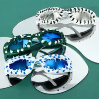 Streetwear Solid Color Pc Special-Shaped Mirror Full Frame Glasses main image 3