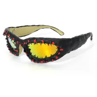 Streetwear Solid Color Pc Special-Shaped Mirror Full Frame Glasses main image 5