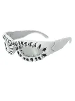 Streetwear Solid Color Pc Special-Shaped Mirror Full Frame Glasses sku image 2