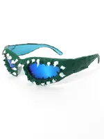 Streetwear Solid Color Pc Special-Shaped Mirror Full Frame Glasses sku image 5