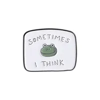 Cartoon Style Cute Frog Alloy Stamping Stoving Varnish Plating Unisex Brooches sku image 16