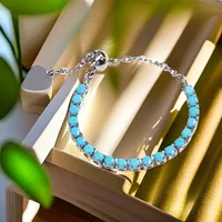 Classic Style Colorful Copper Inlay Artificial Rhinestones Glass Stone Zircon Women's Rings main image 4