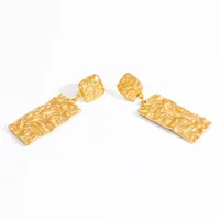 1 Pair Vintage Style Classic Style Geometric Heart Shape Dragonfly 304 Stainless Steel Drop Earrings Ear Studs main image 6