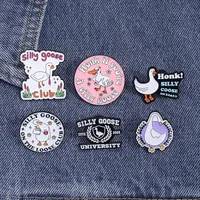 Cartoon Style Cute Cartoon Alloy Stamping Stoving Varnish Plating Unisex Brooches main image 1