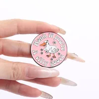 Cartoon Style Cute Cartoon Alloy Stamping Stoving Varnish Plating Unisex Brooches main image 3