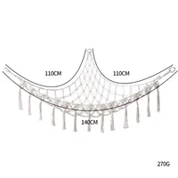 Casual Simple Style Solid Color Grid Cotton Tapestry Wall Art sku image 17