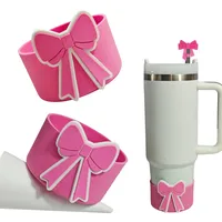 Cute Bow Knot Silica Gel Placemat 1 Piece main image 1