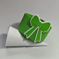 Cute Bow Knot Silica Gel Placemat 1 Piece main image 3