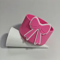 Cute Bow Knot Silica Gel Placemat 1 Piece sku image 3