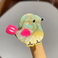 Women's Cartoon Style Cute Bird Acetic Acid Sheets Hair Claws sku image 2