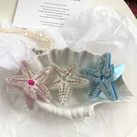 Women's Cute Modern Style Starfish Acrylic Hair Claws main image 3