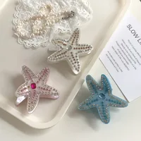 Women's Cute Modern Style Starfish Acrylic Hair Claws main image 1