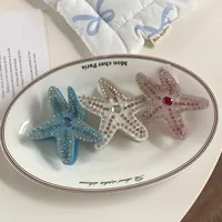 Women's Cute Modern Style Starfish Acrylic Hair Claws main image 5