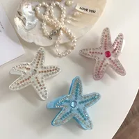Women's Cute Modern Style Starfish Acrylic Hair Claws main image 6