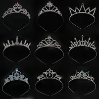 Women's Simple Style Solid Color Alloy Inlay Rhinestones Hair Band main image 1