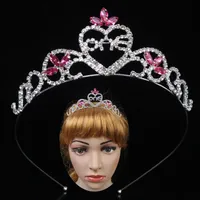 Women's Simple Style Solid Color Alloy Inlay Rhinestones Hair Band sku image 9
