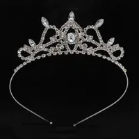 Women's Simple Style Solid Color Alloy Inlay Rhinestones Hair Band sku image 6