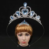 Women's Simple Style Solid Color Alloy Inlay Rhinestones Hair Band sku image 7