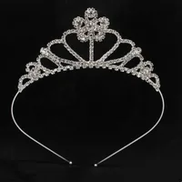 Women's Simple Style Solid Color Alloy Inlay Rhinestones Hair Band sku image 15