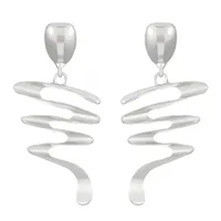 1 Pair Streetwear Flower Plating Alloy K Gold Plated Silver Plated Ear Studs sku image 13