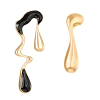 1 Pair Streetwear Flower Plating Alloy K Gold Plated Silver Plated Ear Studs sku image 32