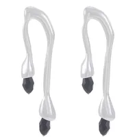 1 Pair Streetwear Flower Plating Alloy K Gold Plated Silver Plated Ear Studs sku image 60