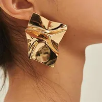 1 Pair Streetwear Flower Plating Alloy K Gold Plated Silver Plated Ear Studs sku image 21